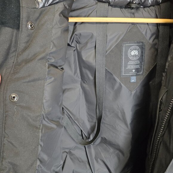 Canada Goose Sherridon Men's Parka Jacket Black - Size Small (Label 2073MB) - Picture 6 of 11